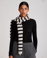 GAI+LISVA Tanja Lambswool Scarf GOTS 243975 Knit 650 Black