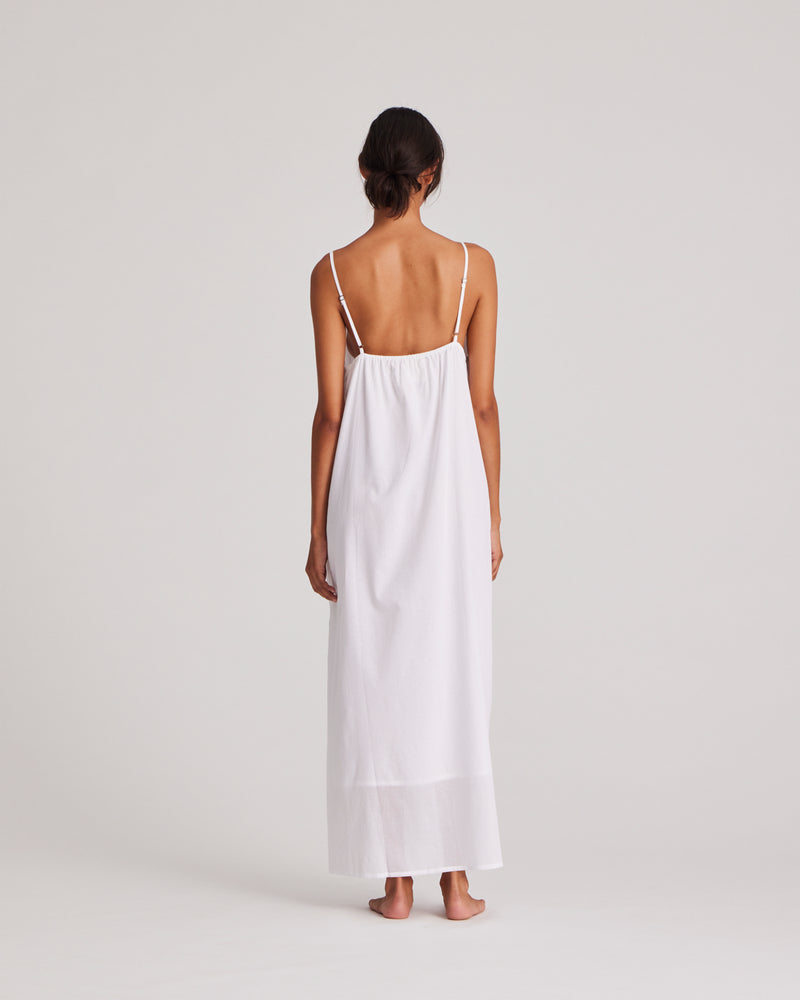 GAI+LISVA Thilde Pant Poplin GOTS 243975 Dresses & Skirts 100 White