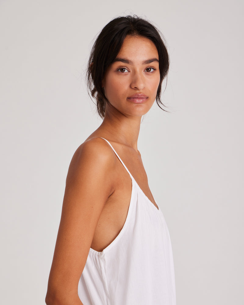 GAI+LISVA Thilde Pant Poplin GOTS 243975 Dresses & Skirts 100 White