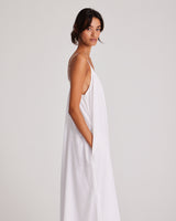 GAI+LISVA Thilde Pant Poplin GOTS 243975 Dresses & Skirts 100 White