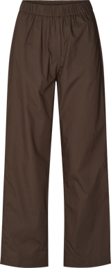 GAI+LISVA Thilde Pant Short Cotton Poplin Pants & Shorts 681 Mulch