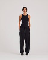 GAI+LISVA Ida Pant Twill GOTS 243975 Pants & Shorts 650 Black