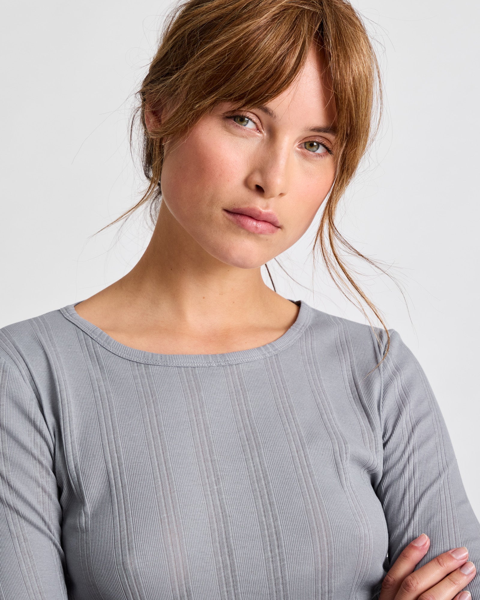 GAI+LISVA Thyra L/S Cotton Top Tops & T-shirts 701 Monument