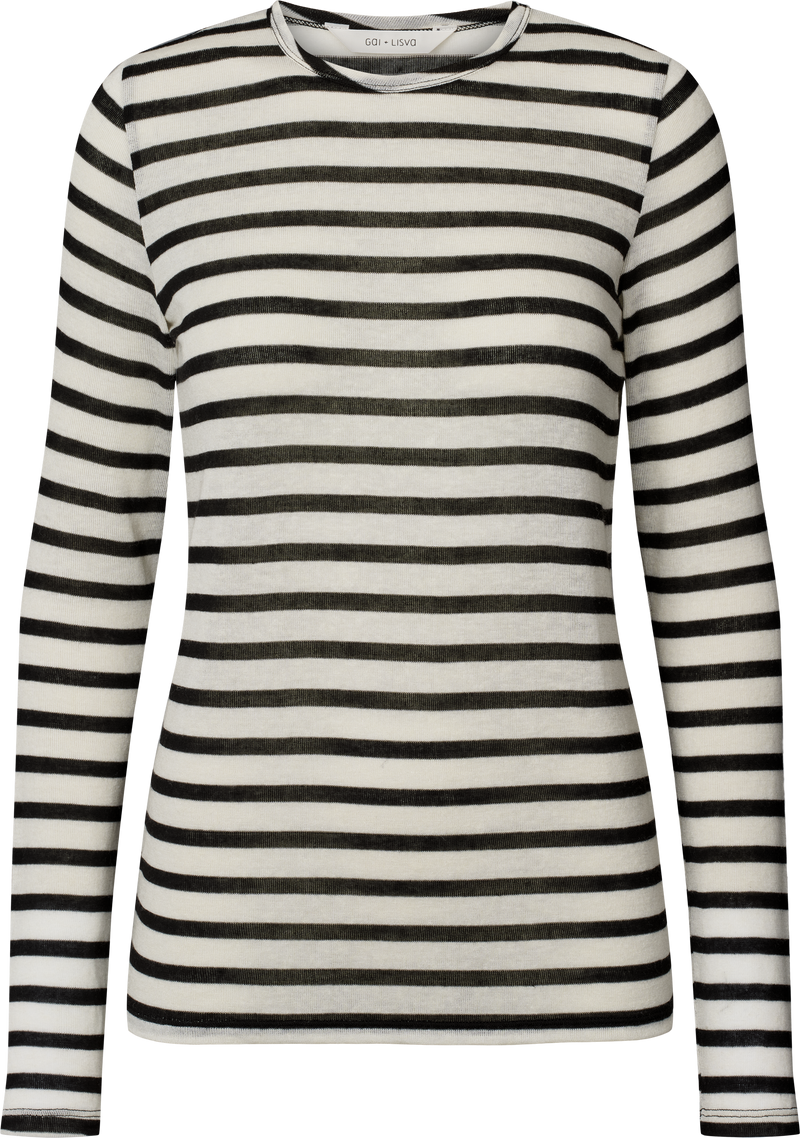 GAI+LISVA Thyra Sailor Wool Top Top 962 Ecru Sailor Stripe