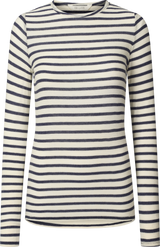 GAI+LISVA Thyra Wool Top Top 197 Reverse Denim Stripe