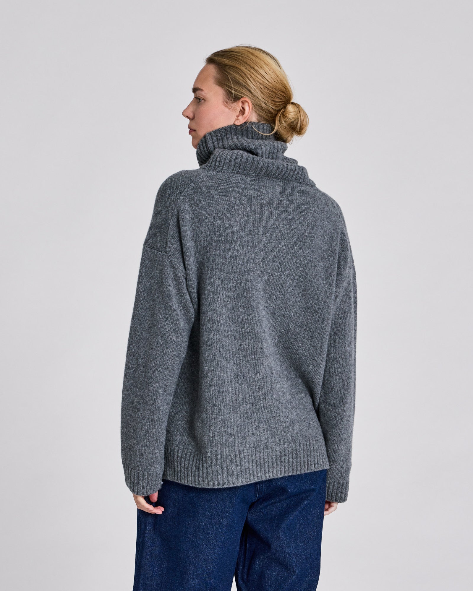 GAI+LISVA Vera Lambswool Jumper Lambswool l Knitwear 631 Grafitti Grey Melangé