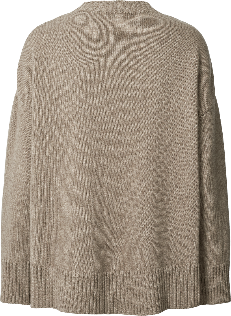 GAI+LISVA Vigga Lambswool Jumper Knit 173 Stone Grey