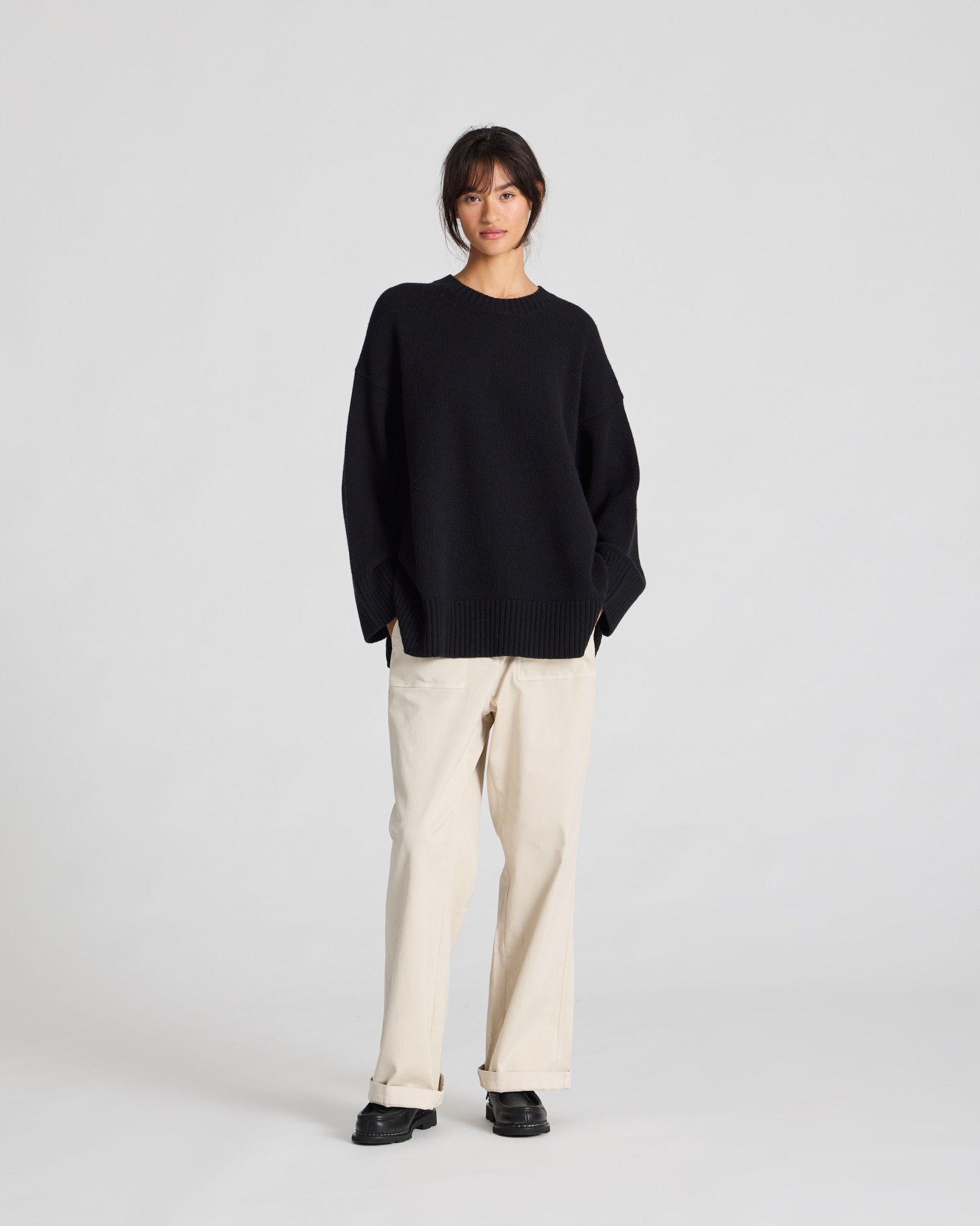 GAI+LISVA Vigga Lambswool Jumper Lambswool l Knitwear 650 Black