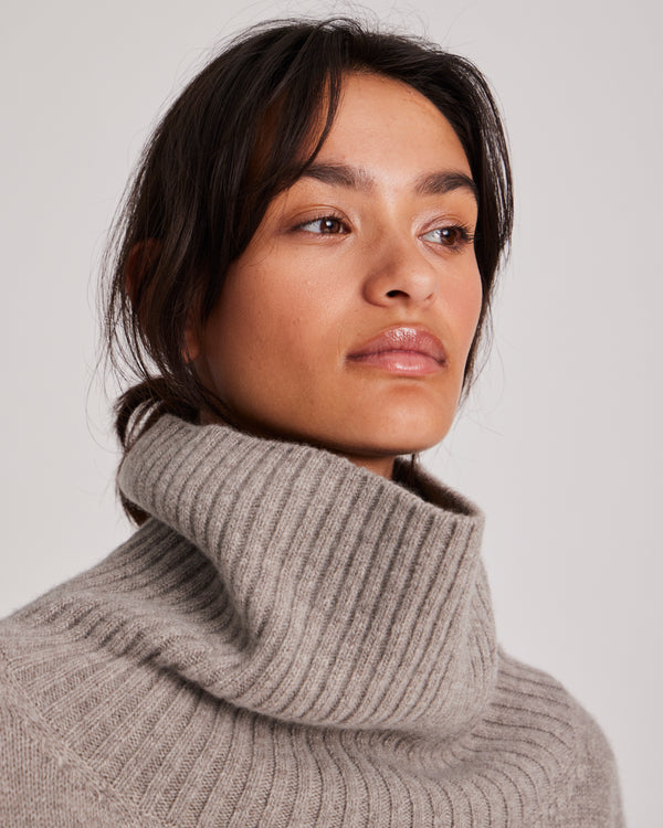 GAI+LISVA Vita Lambswool Jumper Knit 173 Stone Grey