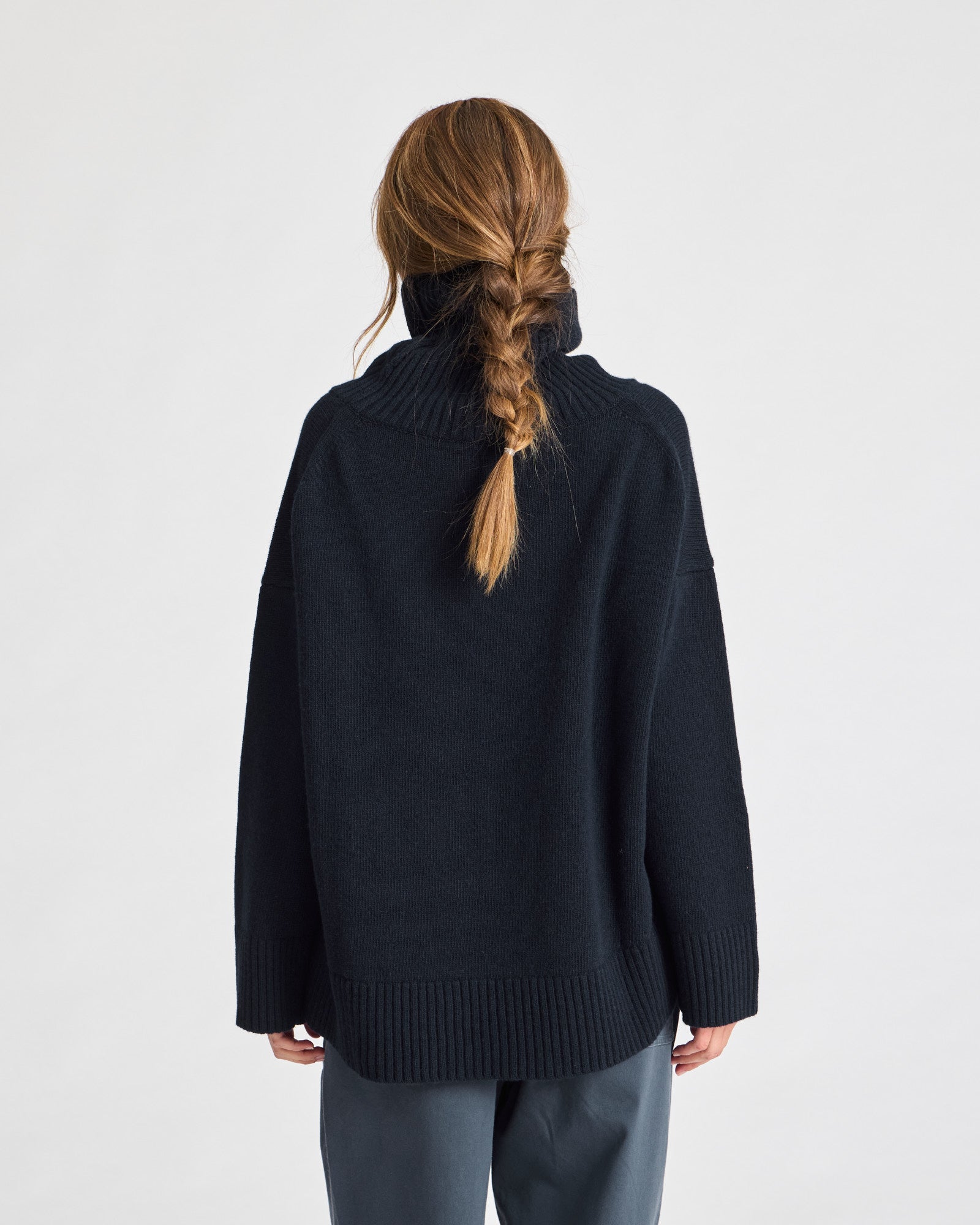 GAI+LISVA Vita Lambswool Jumper Knit 181 Midnight Blue