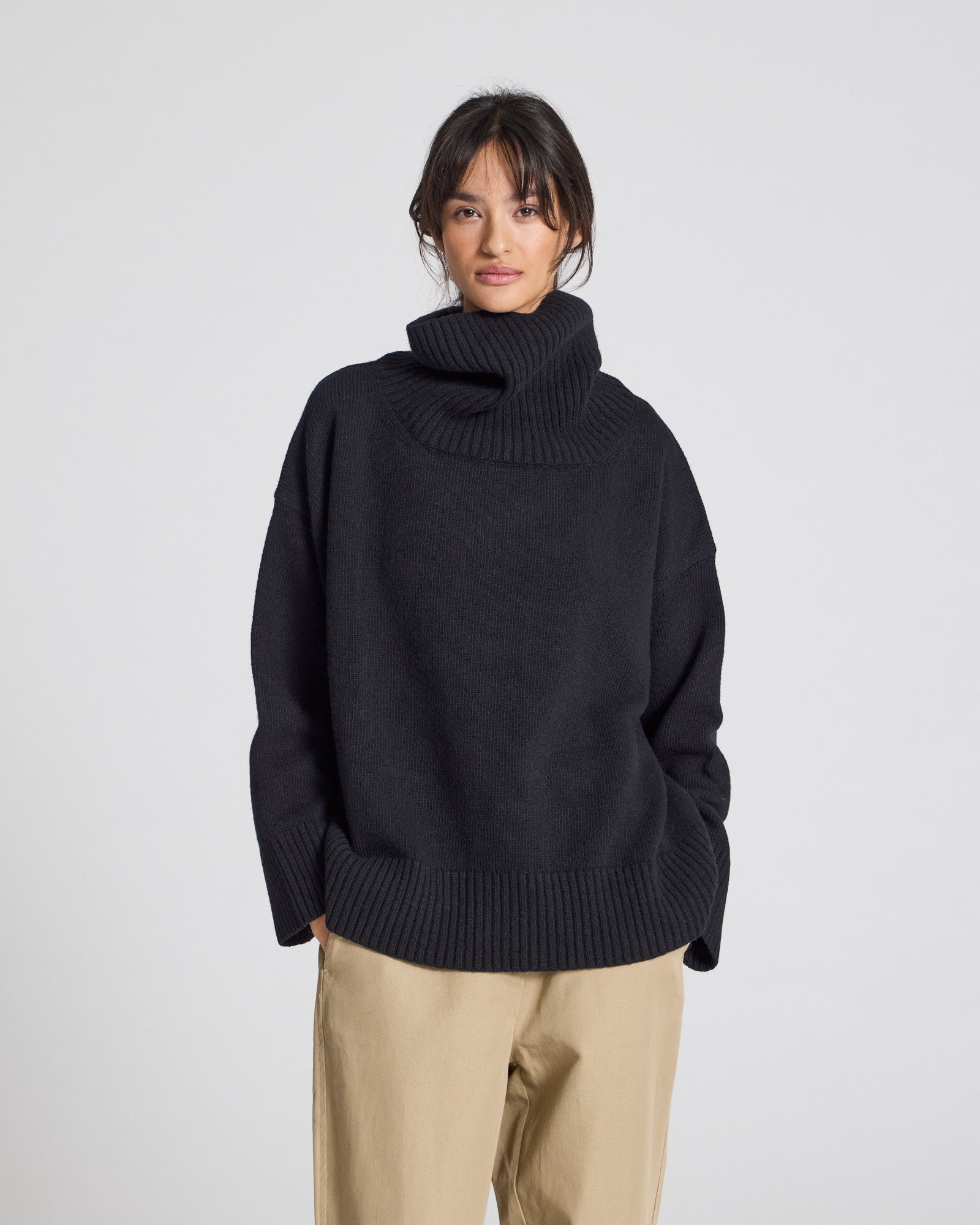 GAI+LISVA Vita Lambswool Jumper Lambswool l Knitwear 650 Black