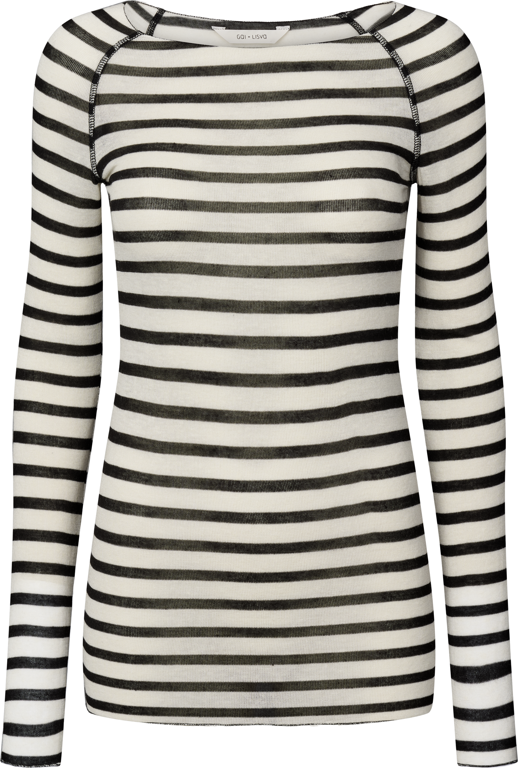 GAI+LISVA Amalie Sailor Wool Top Top 962 Ecru / Black Sailor Stripe