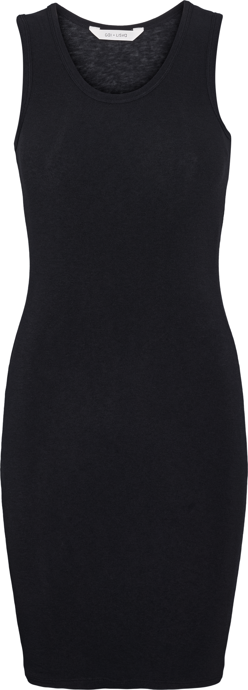 GAI+LISVA Anis Wool Slip Dress Top 650 Black