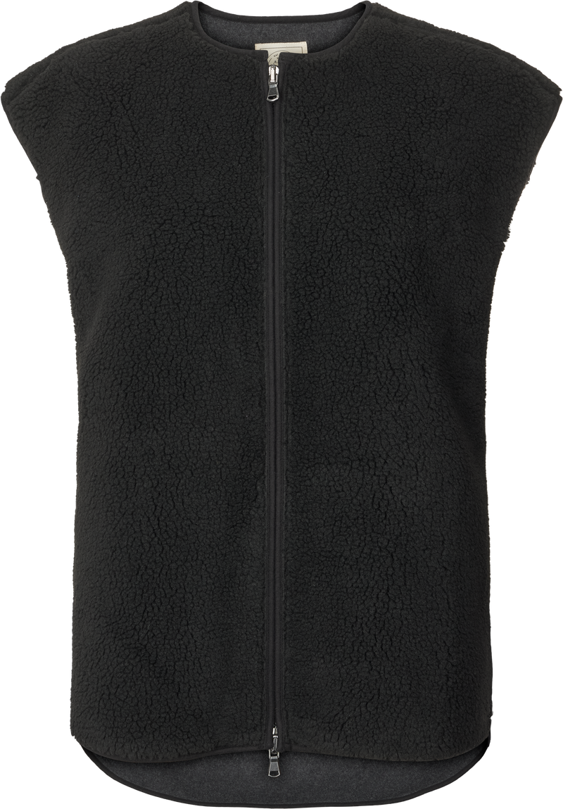GAI+LISVA Beath Fleece Vest Jacket 650 Black