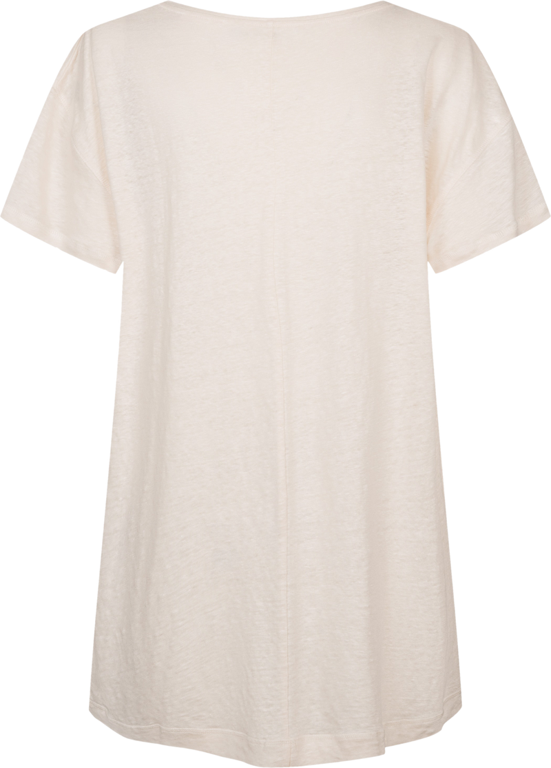 GAI+LISVA Bertha Linen T-shirt Top 108 Moonstruck