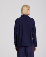 GAI+LISVA Ellie Herringbone Cotton Jacket Pants & Shorts 798 French Blue