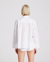 GAI+LISVA Flora Shirt Cotton Poplin Shirt 100 White