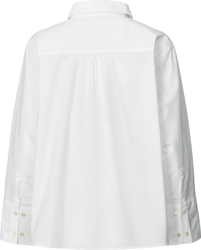 GAI+LISVA Flora Shirt Cotton Poplin Shirt 100 White