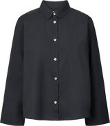 GAI+LISVA Flora Shirt Cotton Poplin Shirt 650 Black