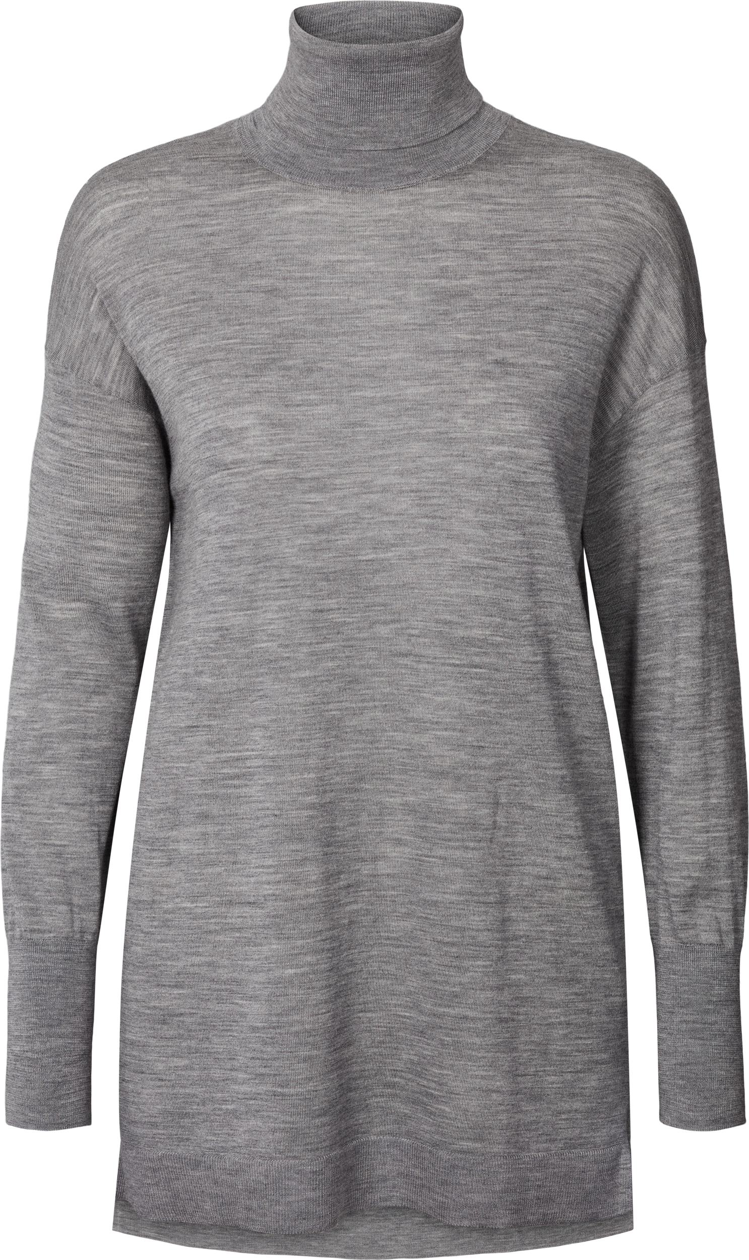 GAI+LISVA Julie Merino Turtleneck Knit 601 Light Grey Melange