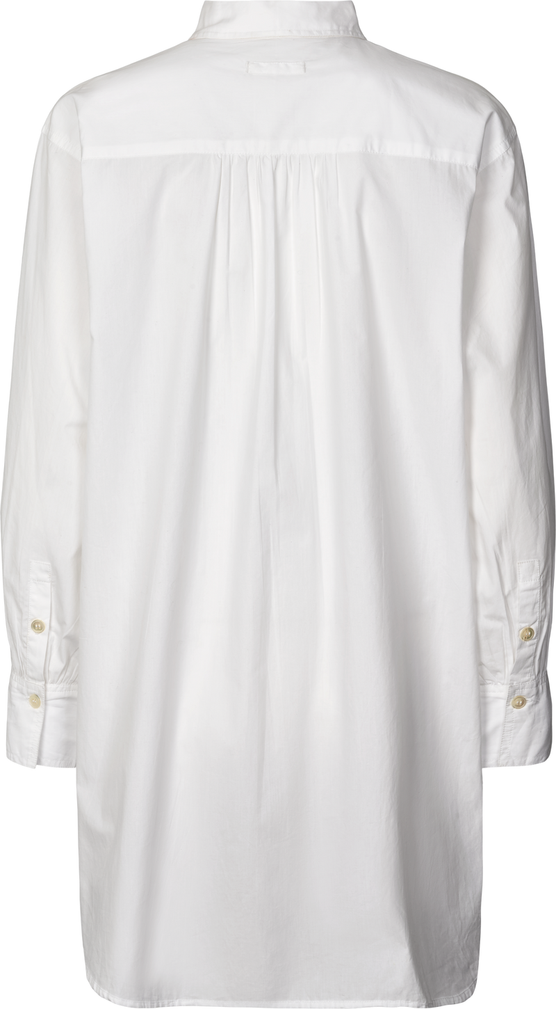GAI+LISVA Rosa Shirt Cotton Poplin Shirt 100 White