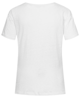 GAI+LISVA Sif Linen Tee Shirt Top 100 White