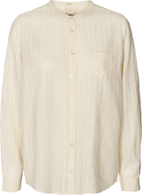 GAI+LISVA Woodie Shirt Cotton Seersucker Shirt 151 Ecru
