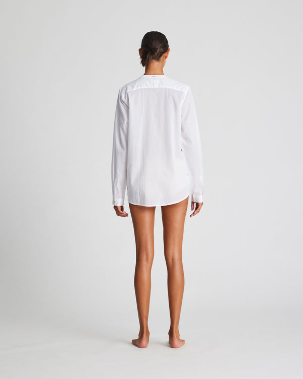 GAI+LISVA Woodie Shirt Cotton Voile GOTS 243975 Shirt 100 White